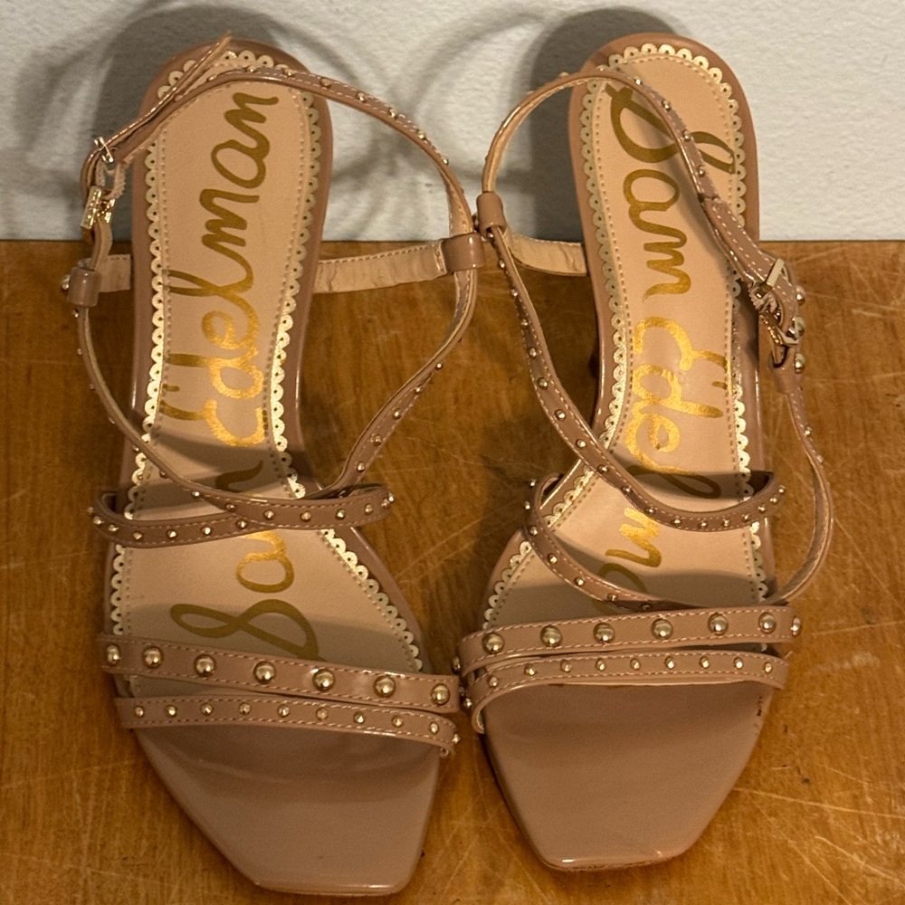 Sam Edelman Lennox Heels - size 8 Tan Great Condition